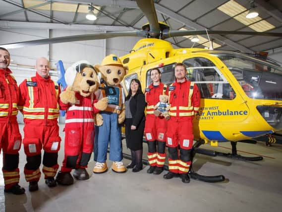 Story Homes has been fund-raising for North West Air Ambulance