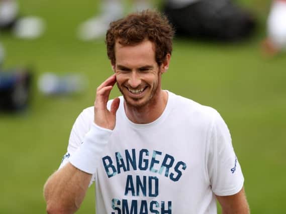 Andy Murray was positive about his fitness ahead of the start of Wimbledon