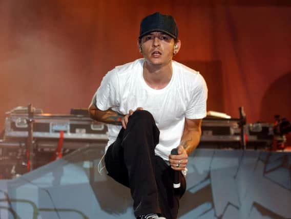 Linkin Park singer Chester Bennington pictured in 2003