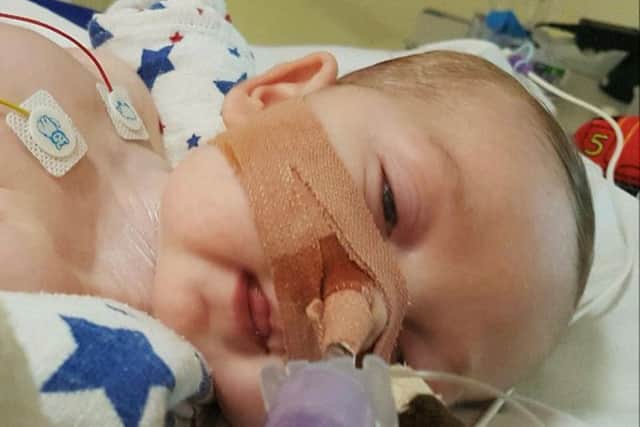 Charlie Gard, whose parents have ended a legal fight over treatment for the terminally-ill baby