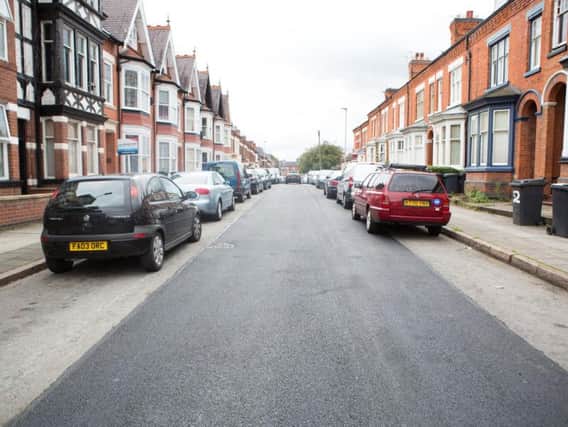 Leicester City Council carried out the work on Stretton Road