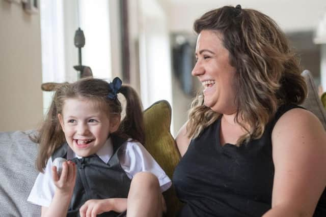 Nicole Doherty with her daughter Evie Doherty