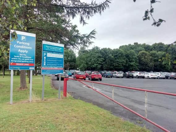The 150-space overflow car park site at Preston Grasshoppers which could be getting turned into a care home