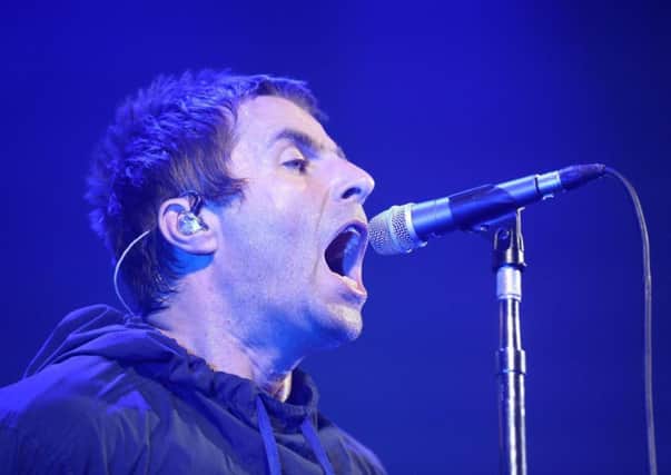Awkward: Liam Gallagher