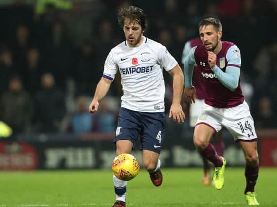 PNE midfielder Ben Pearson