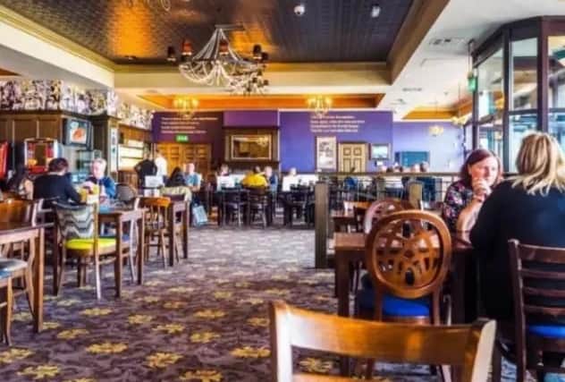 Inside a typical JD Wetherspoon pub