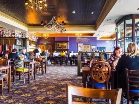 Inside a typical JD Wetherspoon pub