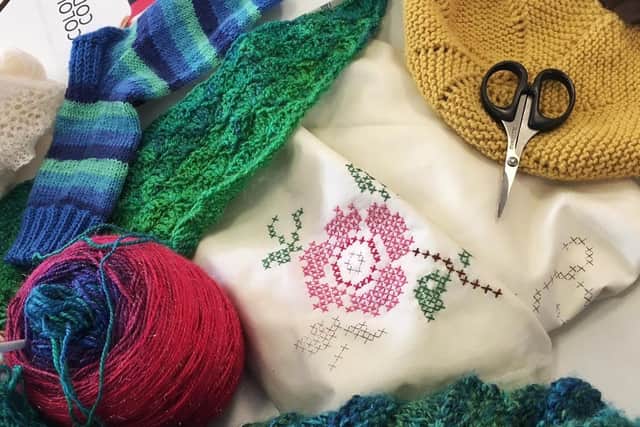 Terrific Textiles is taking place at Savick Library
