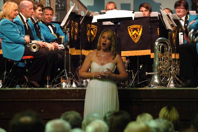 Amanda Roocroft performs at Adlington Community Centre in 2009