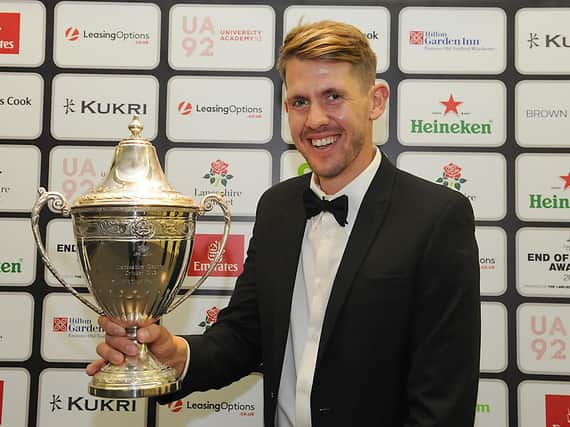 Tom Bailey was named the Lancashire Player of the Year