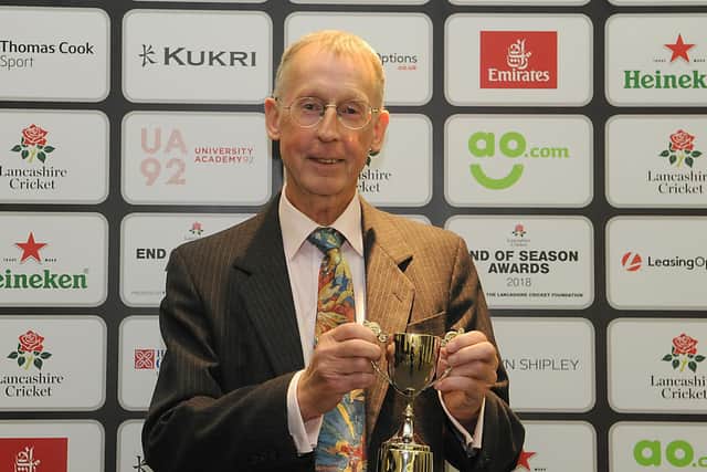 Peter McDermid of Trimpell Cricket Club was volunteer of the year