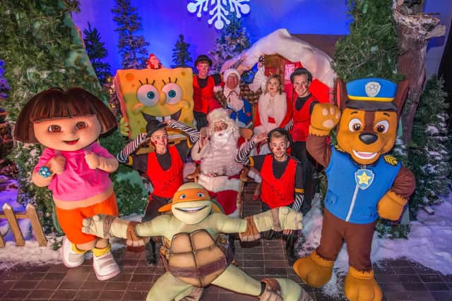 The Nicktoons Christmas Grotto opens in Blackpool