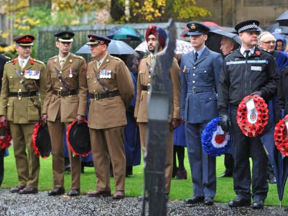 Garstang remembrance service