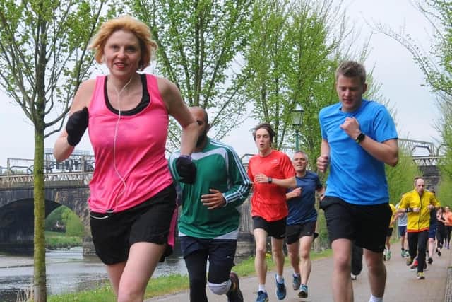 Hundreds turn up every Saturday for the popular run