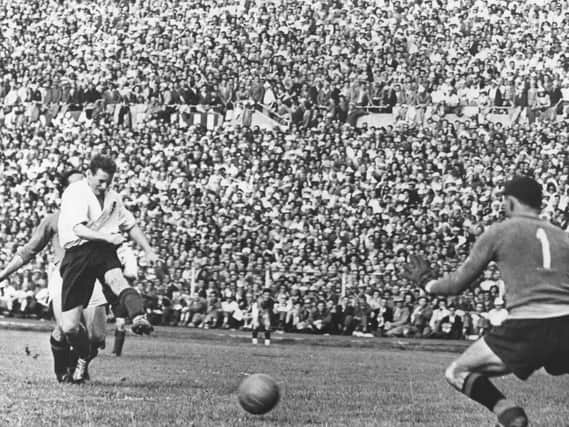Finney scores against Italy in Turin