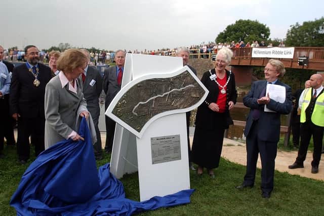 Margaret Beckett MP official opens the Ribble Link