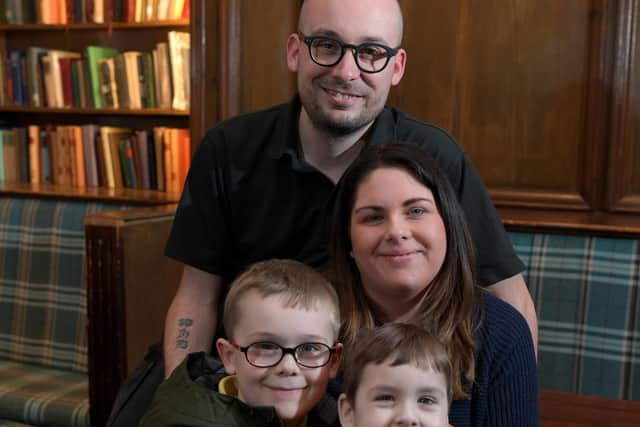 William spent much of his early life in hospital after suffering a bleed on the brain when eh was just 18 hours old