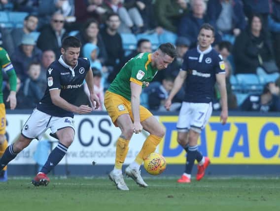 Alan Browne in action against Millwall