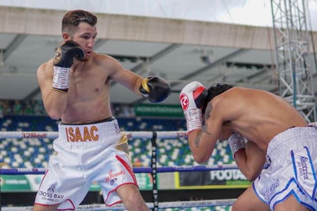 Isaac Lowe is back in action in Manchester next month