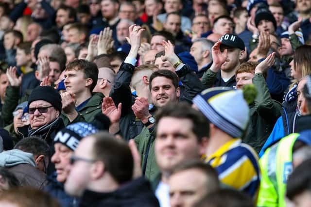 The more than 7,500 at Ewood Park was PNE's biggest away following for many years.