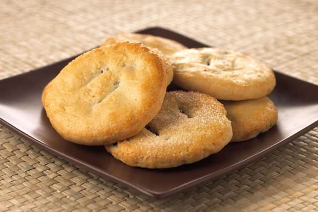 Chorley cakes are flattened, fruit filled pastry cakes, traditionally associated with the town of Chorley in Lancashire, England. They are a close relative of the more widely known Eccles cake