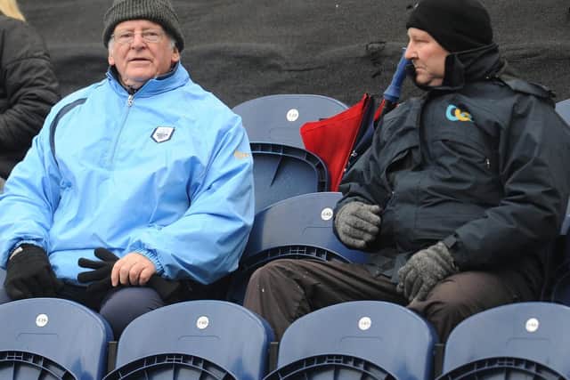Preston North End fans enjoy the pre-match atmosphere ahead of the clash against Birmingham.