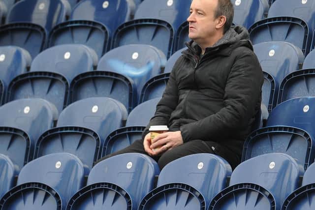 Preston North End fans enjoy the pre-match atmosphere ahead of the clash against Birmingham.