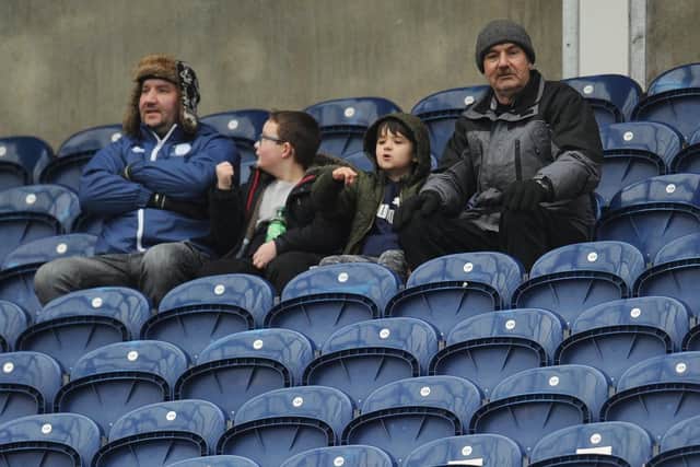 Preston North End fans enjoy the pre-match atmosphere ahead of the clash against Birmingham.