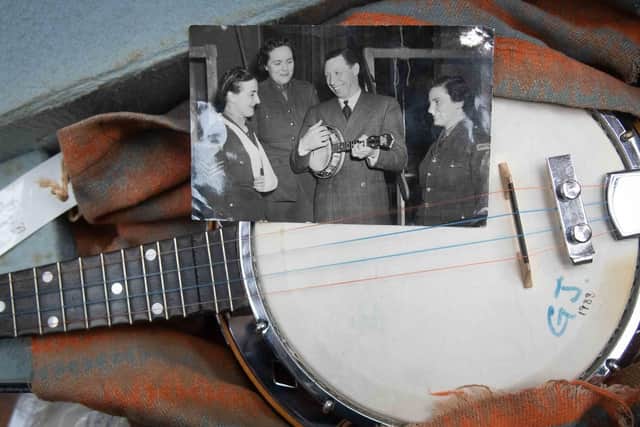 One of the ukulele banjos that were used by George Formby