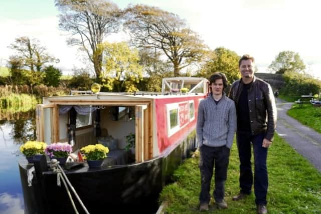 Billy with Amazing Space's presenter George Clarke