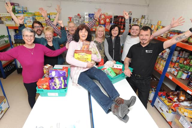 Some of the volunteers that make the LW Storehouse a reality