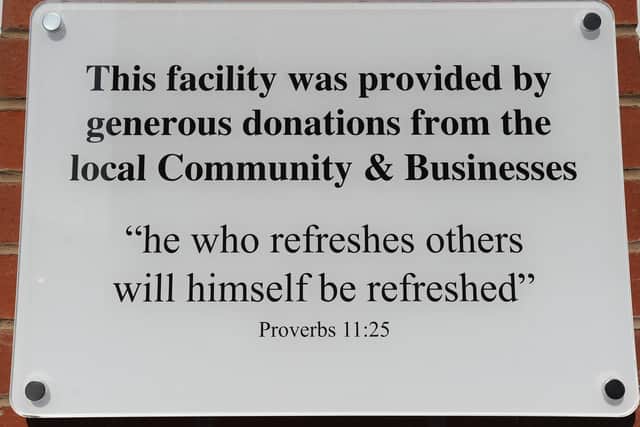 The food bank has strong links to the church with many of its volunteers part of the congregation