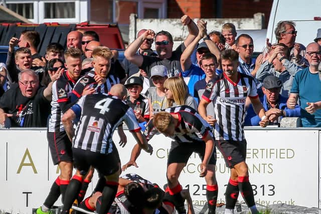 Scott Leather celebrates