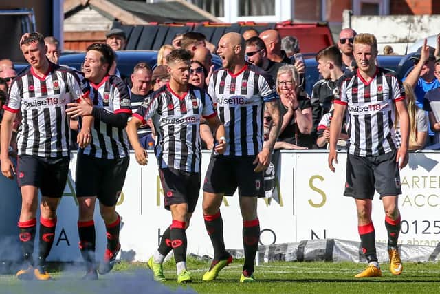 Scott Leather celebrates