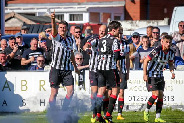 Scott Leather celebrates