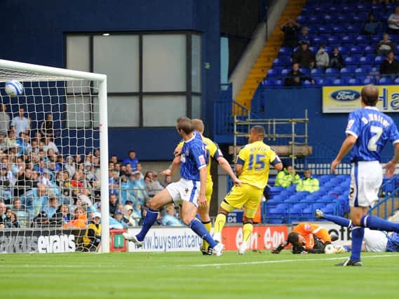 Simon Whaley scores for Preston at Ipswich in August 2008 - the last time PNE won away on the opening day