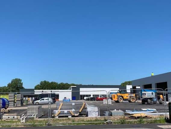 Work on the new Eastway retail park
