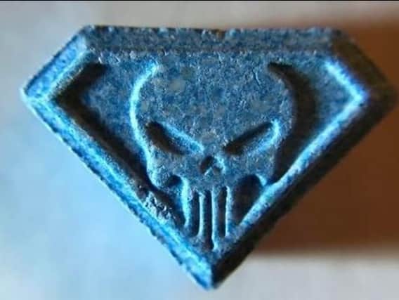 The Punisher ecstasy pill is three times stronger than regular ecstasy and can lead to psychotic behaviour