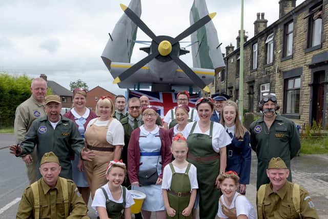 The Gala Group's D'Day Squadron take part in Adlington Carnival