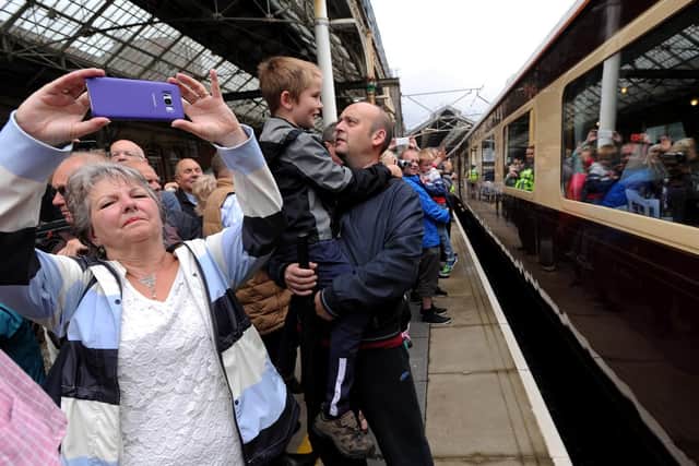 The Flying Scotsman comes to Preston