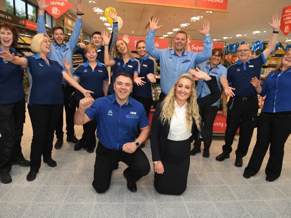 Opening of the new Aldi at the Fulwood Central retail park