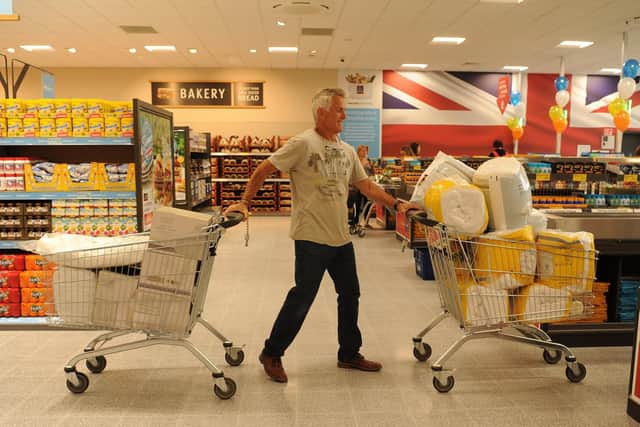 Opening of the new Aldi at the Fulwood Central retail park