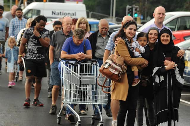 Opening of the new Aldi at the Fulwood Central retail park