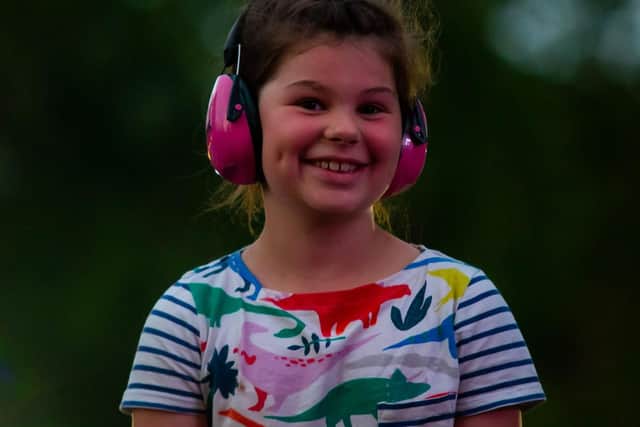 The music is fairly loud!