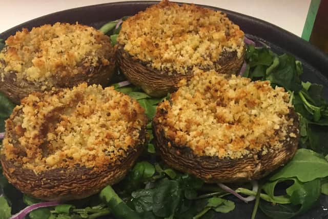 Don't tell anyone, but our tasters kept nipping back for an extra taste of Booths  Stilton-stuffed mushrooms. They're topped with a mustard and parsley breadcrumb.