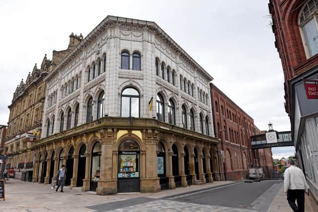 The apartments have been created in the former Booths tearooms and warehouse above Waterstones