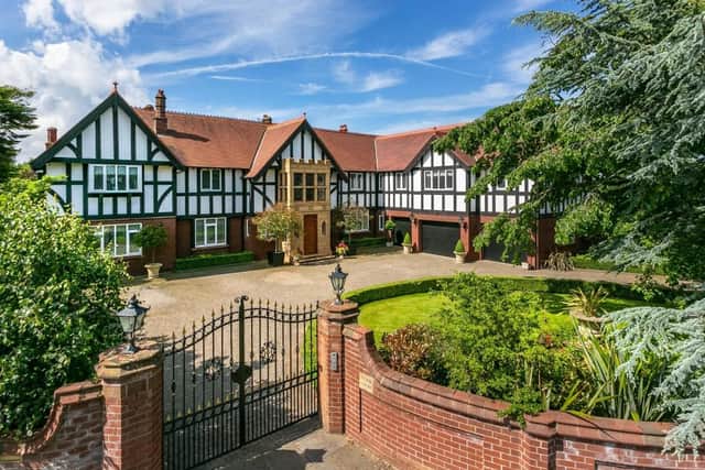 The home is spread across three storeys and boasts six bedrooms.
