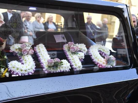 Joe Longthorne's funeral