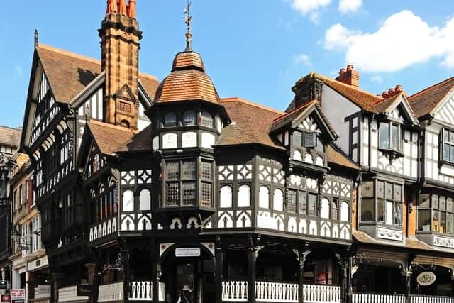 With original 13th century buildings, including the Three Old Arches in Bridge, The Rows are unique to Chester and its presence is a mystery, with no-one being quite sure why they were built in this way