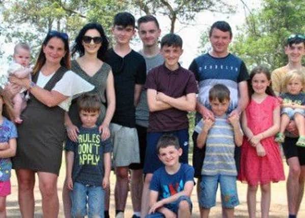 The Radford family in Australia. Picture from Channel 4's 19 Kids and Counting.